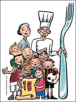 L'anne dernire, je mangeais  la cantine.