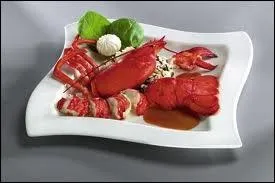 Ce crustac est cuisin  l'amricaine... . .