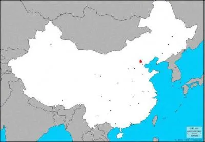 Quelle est la ville indique en rouge sur la carte ?