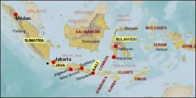 Java et Sumatra sont :