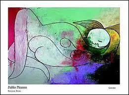 Qui a peint Femme couche  la mche blonde ?