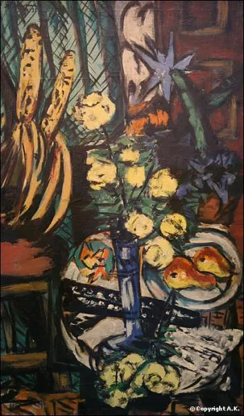 'Nature morte avec des fleurs jaunes'