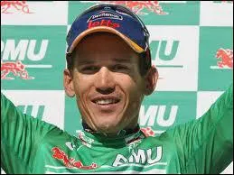 Premier australien maillot vert du tour de France en 2003 ... .