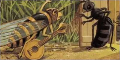 Dans la fable de la Fontaine, quel insecte ne veut pas prêter de quoi manger à la cigale ?