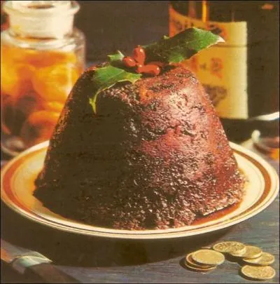 Quelle est la particularit du pudding anglais servi  Nol ?