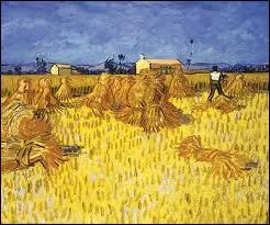 Qui a peint 'Moisson en provence' ?