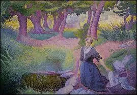 Qui a peint ' La lavandire' ?