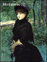 Qui a peint 'La promenade' ?