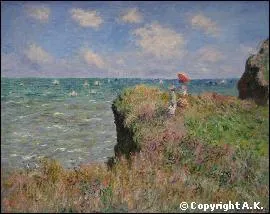 Qui a peint 'Promenade sur la falaise, Pourville' ?