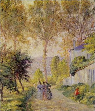 Qui a peint 'La promenade' ?