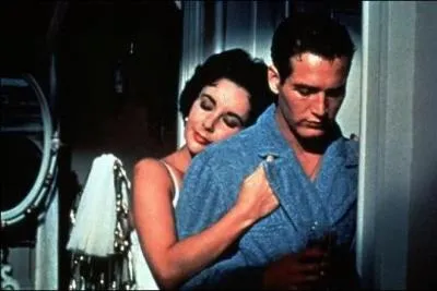 Avec quel trs bel acteur a-t-elle partag l'affiche de 'La Chatte sur un toit brlant' ralis en 1958 par Richard Brooks ?