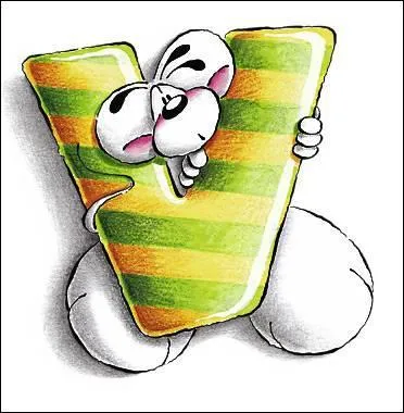 V est juste avant W.