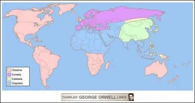 Par quel auteur a t cr Ocnia, un monde fictif du roman '1984' ?