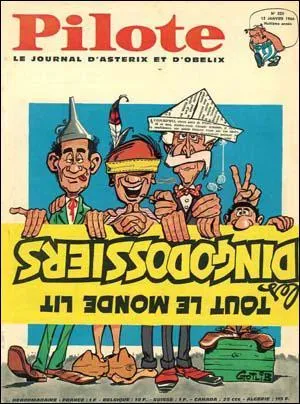 Quel est le co-auteur avec Goscinny de la srie ' Les dingodossiers' ?