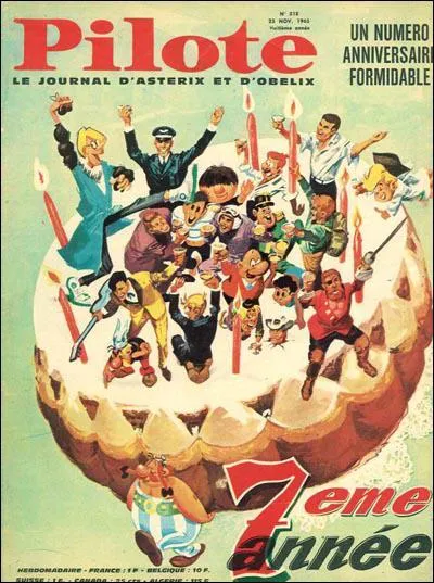 En quelle anne la parution de Pilote, dans sa version mensuelle, s'est arrte ?