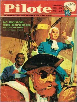 Quel tait le nom du pirate de la BD 'Le dmon des Caraibes' ?