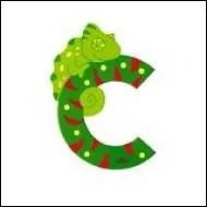 Dans l'alphabet, E est _____ C.