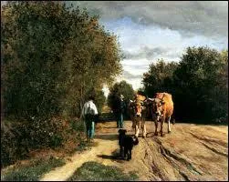 Spécialiste des bovins; ce peintre français a peint 'Rencontre à l'orée du bois' .