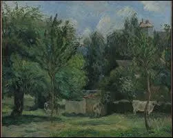 Tableau méconnu de cet artiste , ' Les trois vaches' .