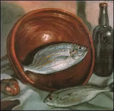 Qui a peint 'Poisson avec cuvette rouge' ?