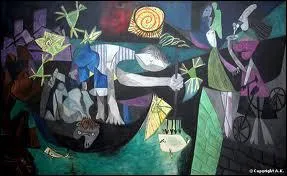 Qui a peint Pche la nuit  Antibes ?