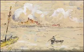 Qui a peint Pcheurs devant le port d'Antibes ?