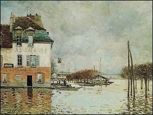 Qui a peint Inondation  Port Marly ?