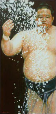 Avec quoi les lutteurs purifient-ils la zone de combat ?