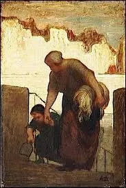 Qui a peint 'La blanchisseuse' ?