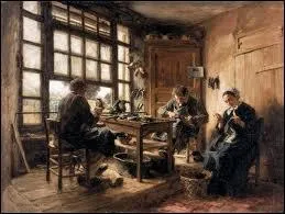 Qui a peint ' Les cordonniers de Mont St Pre' ?