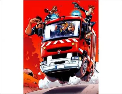 Dans la comptine 'Au feu les pompiers', qu'est-ce qui brûle ?