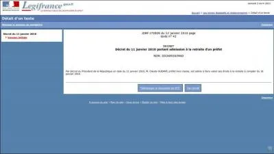 Le 18 janvier 2010 est une date importante dans la vie de Claude Guant. Pourquoi ?
