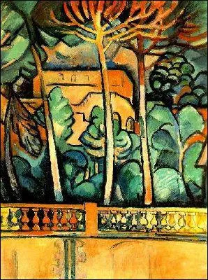 Qui a peint 'Terrasse de l'htel Mistral' ?