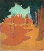 Qui a peint 'Taches de soleil sur la terrasse' ?