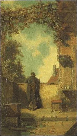 Quel peintre allemand a ralis 'Mr g sur la terrasse' ?