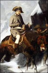 Qui a peint 'Bonaparte franchissant les Alpes' ?