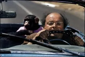 Quel film avec Jacques Villeret et Eric Cantona met en scne un jeune chimpanz qui parle ?