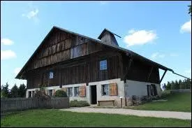 Une ferme avec thuy en