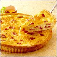 Quel ingrdient ne doit-on pas utiliser lors de la prparation de la quiche lorraine ?