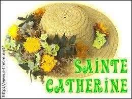Compltez ce proverbe : 'A la Sainte Catherine'... .