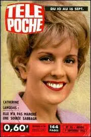 Avec qui Catherine Langeais, speakrine des annes 60, fut-elle fiance de 1938  1942 ?