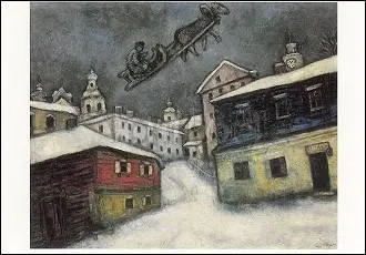 Qui a peint 'Le village russe' ?