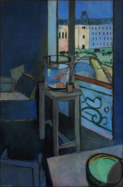 Qui a peint Intrieur bocal de poissons rouges printemps ?