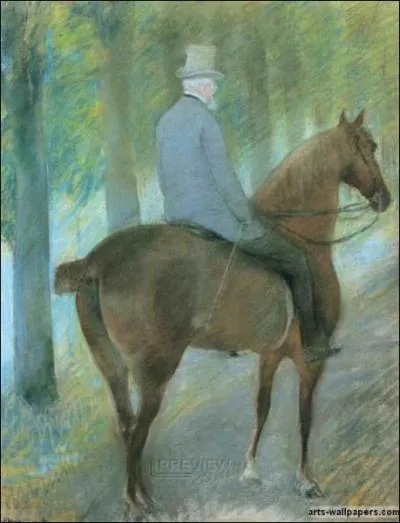 Qui a peint Robert montant  cheval ?