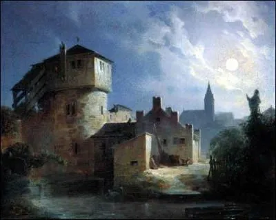 Quel peintre allemand a ralis 'Clair de lune sur le village' ?