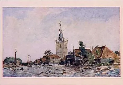 Quel peintre hollandais a ralis 'Le village d'Overschie en Hollande' ?