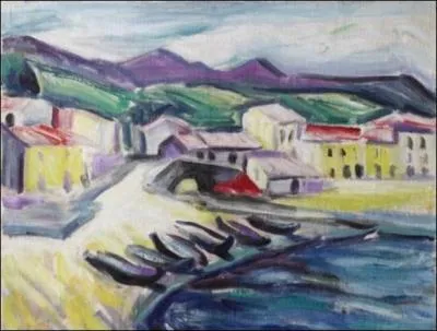 Qui a peint 'Village de pcheurs en Corse' ?