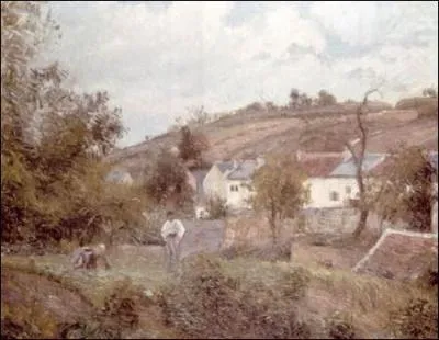 Qui a peint 'Village prs de Pontoise' ?