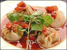 De quoi se compose le 'momo', ravioli tibtain ?