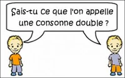 Les lettres doubles sont parfois peu logiques. Sur quel couple ai-je fait une ''erreur'' ?